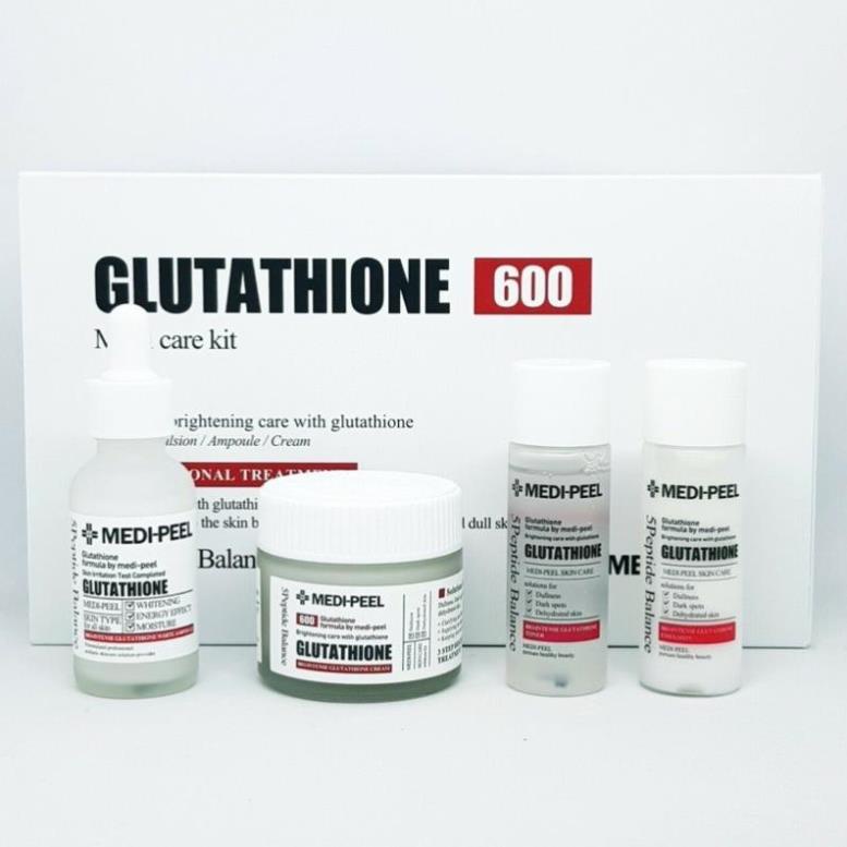 Set Trắng Da Medi peel Bio Intenes Gluthione 600 White Ampoule - Donna.cosmetics