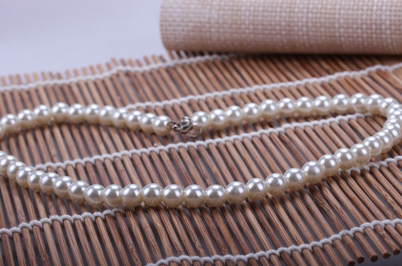 Chuỗi Hạt Ngọc Trai Giả Màu Trắng 8mm