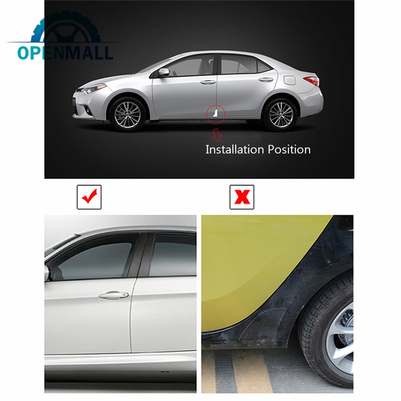 Set 2 ốp bọc cạnh cửa xe ô tô chống trầy tiện lợi