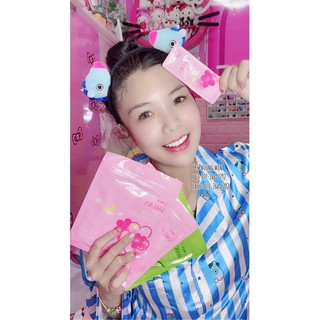 Mặt nạ ngủ hoa anh đào dành cho da mụn và da cháy nắng rám nắng hàng chính hãng nội địa Trung ngũ hoa hạt, hạt đình lịch