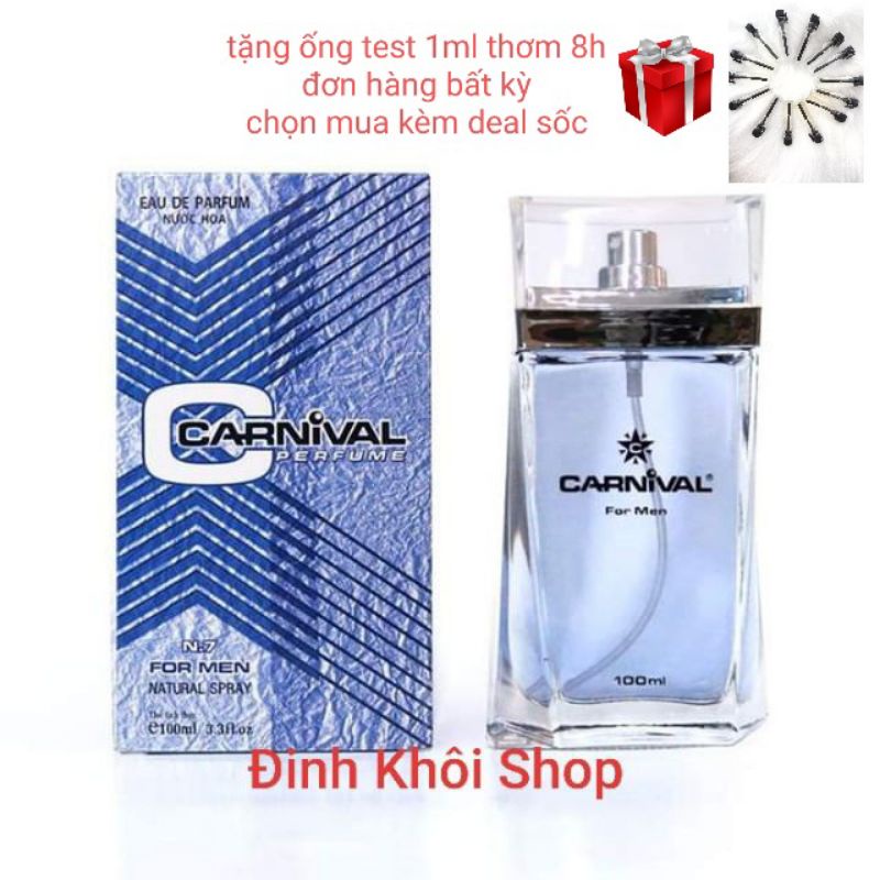 Nước hoa nam Carnival N07 | Thế Giới Skin Care