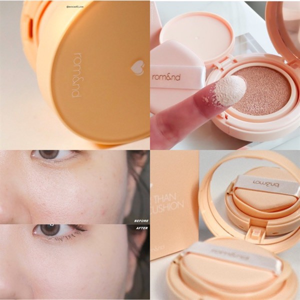 Phấn Nước Che Phủ Hoàn Hảo, Kiềm Dầu, Cho Lớp Nền Lâu Trôi Romand Better Than Matte Cushion 14g