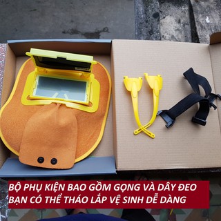 Mặt nạ hàn điện tử da Kính hàn điện tử