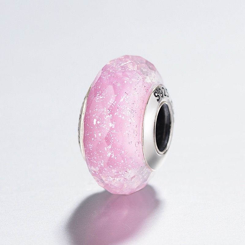 Charm radian panda charm bạc s925 đính đá pha lê vĩnh viễn bảo hành mã DG02