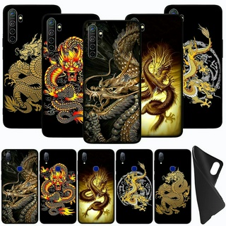 Ốp Lưng Silicone Họa Tiết Hình Rồng Thời Trang Cho Oppo Realme 6i 6 5 Pro 5i 5s Q C2 C3 C11 C12 C15