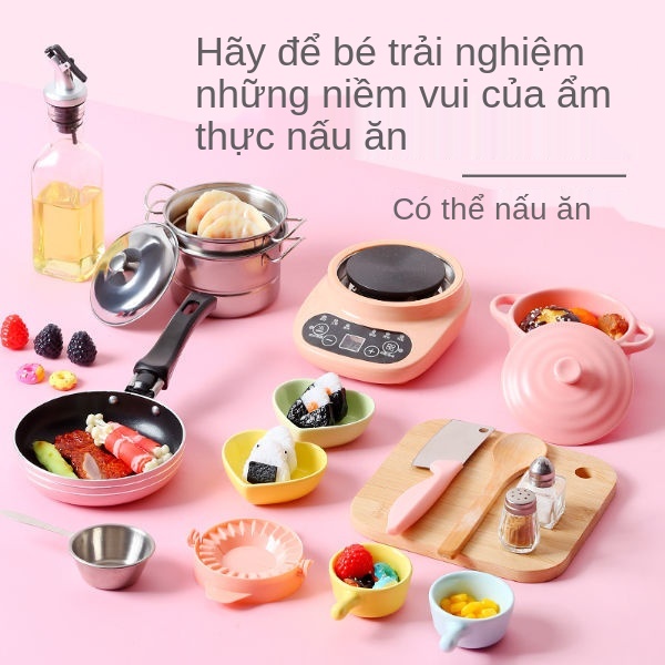 9xsbi5_s1wNhà bếp mini để nấu ăn, nấu ăn thực sự, trọn bộ đồ ăn cho trẻ em, dụng cụ nấu ăn có thể chơi được, đồ dùng nhà