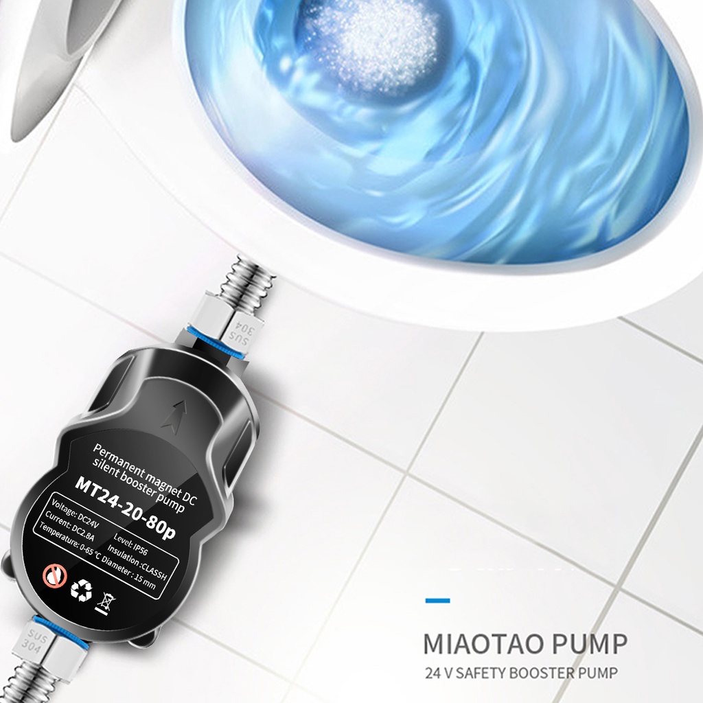 Máy Bơm Nước Áp Suất DC 24V 20L / min 80Ma