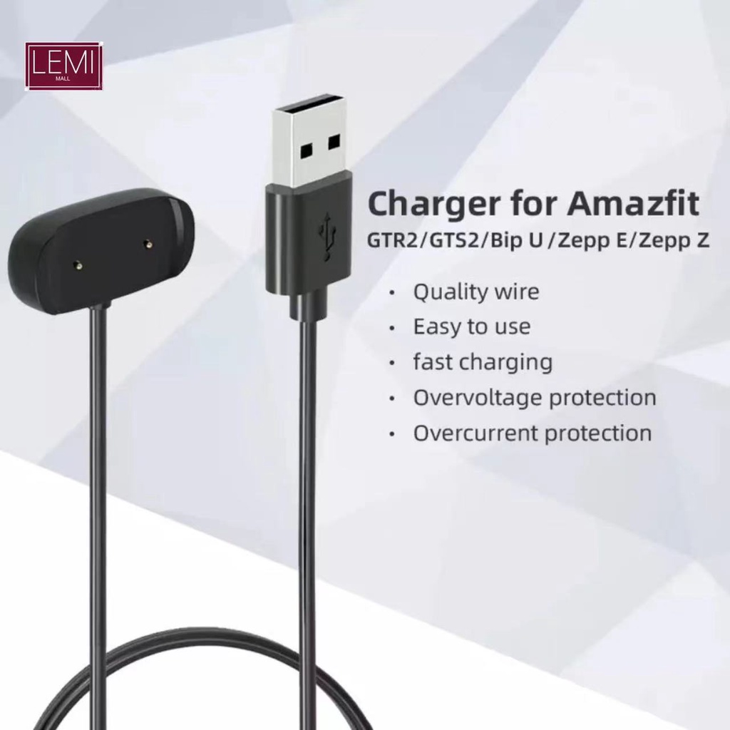 Cáp sạc Đồng hồ amazfit bip u 3 pro GTS2 GTS2 mini GTR 2 GTS2 Bộ sạc USB