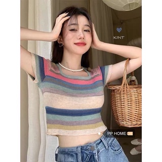 Croptop len mỏng nhiều màu