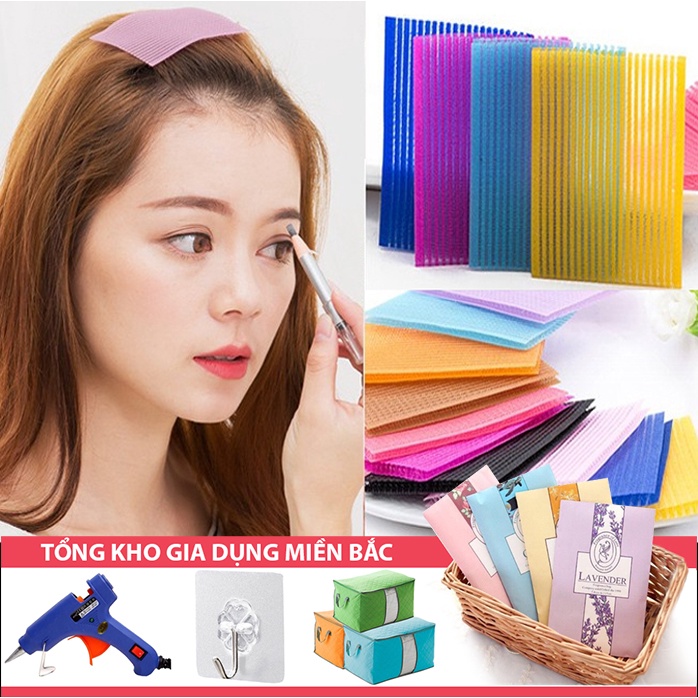 (Giá Sỉ 900đ) Gói 2 Miếng Dán Tóc Bạn Gái Rửa Mặt - Miếng Cài Giữ Tóc Cố Định Tóc Mái Khi Trang Điểm Tiện Lợi