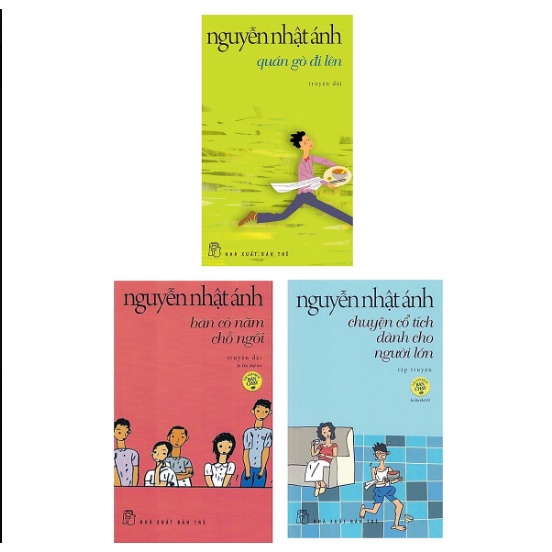 Sách Combo 3c: Nguyễn Nhật Ánh: Bàn Có Năm Chỗ Ngồi (tb)+ Chuyện Cổ Tích Dành Cho Người Lớn (tb) + Quán Gò Đi Lên tb tr