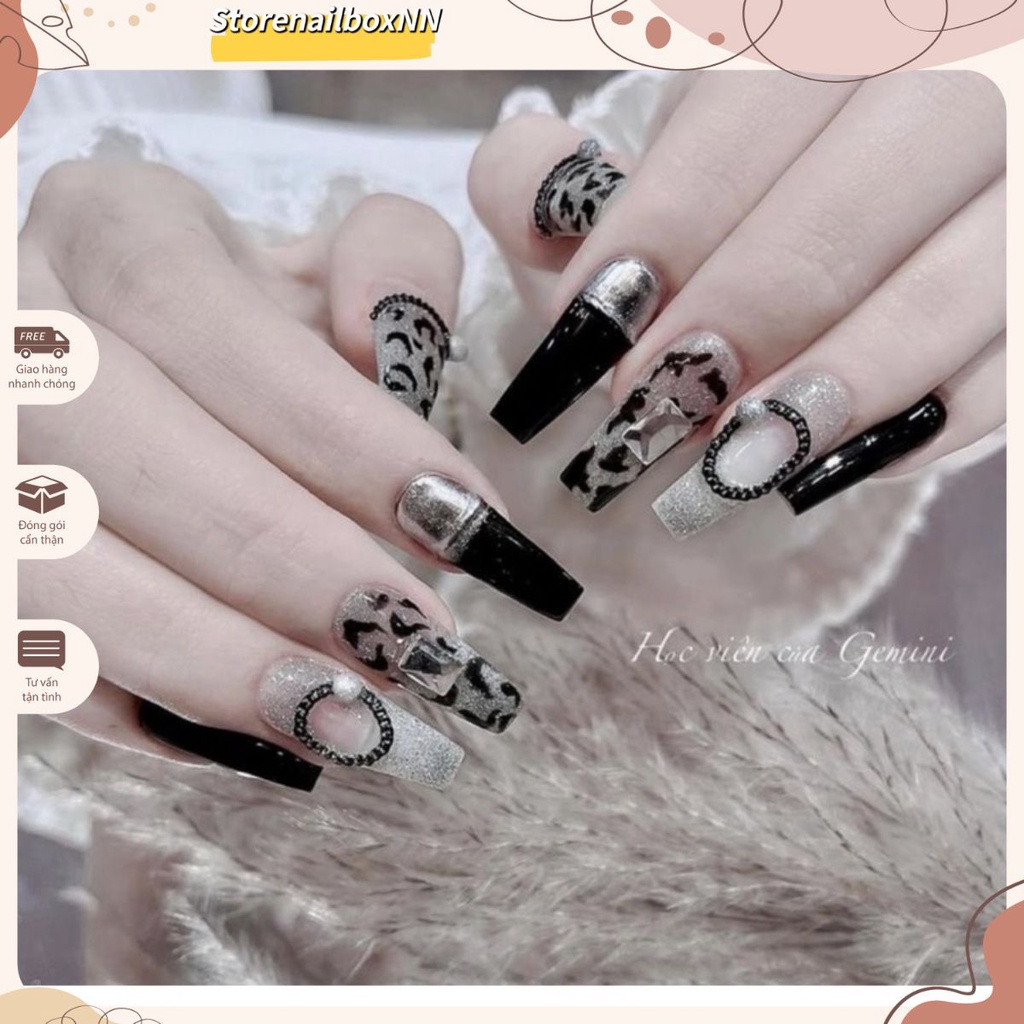 Nailbox ,10 móng úp thiết kế sang chảnh.