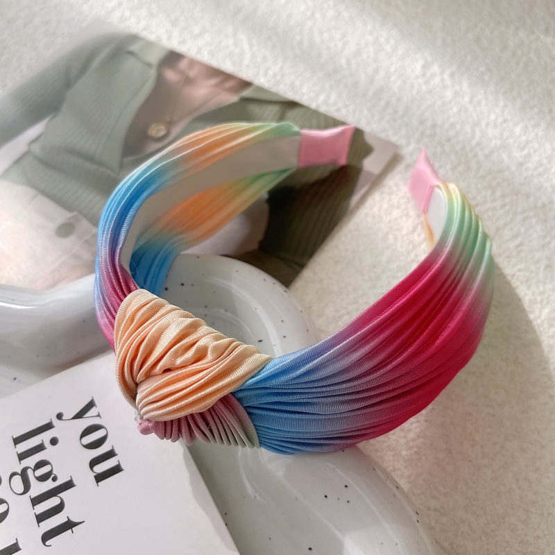 Flgo Băng Đô Cài Tóc Rửa Mặt Màu Nhuộm Phong Cách Nhẹ Nhàng Thanh Lịch Dành Cho Nữ