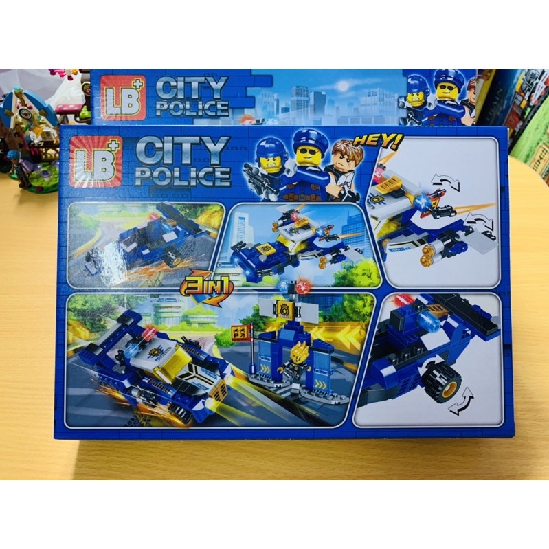 [GIÁ ƯU ĐÃI] LEGO Xếp Hình Cảnh Sát City Police 4IN1 LB587