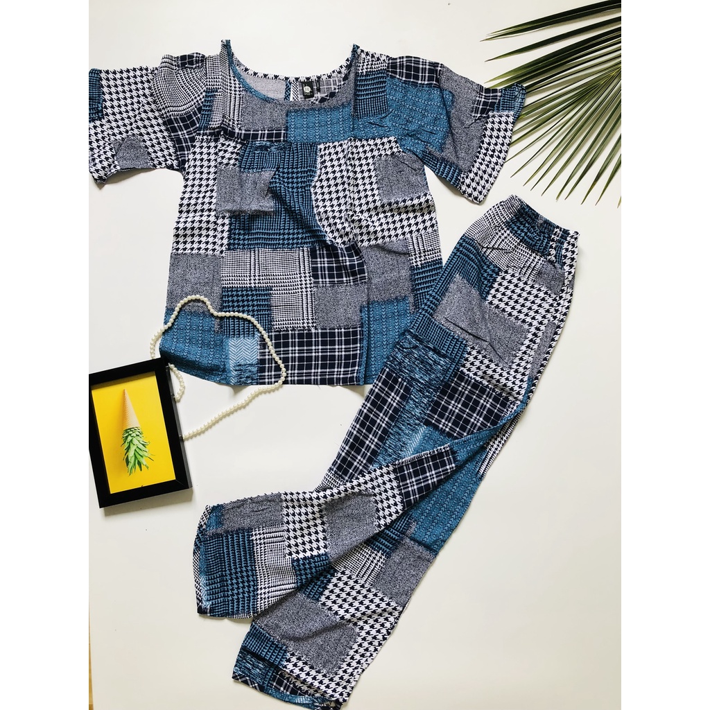 Đồ bộ tole lanh quần dài tay lỡ VNXK F21 50-60kg