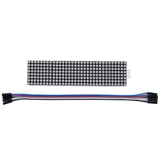 Mạch hiển thị led ma trận dùng MAX7219 - Module led matrix 8*32 LED màu đỏ mới 100%