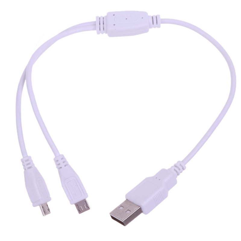 Dây Cáp Sạc Micro USB Kép 2 Trong 1 2 Trong 1 Cho Điện Thoại / Máy Tính Bảng