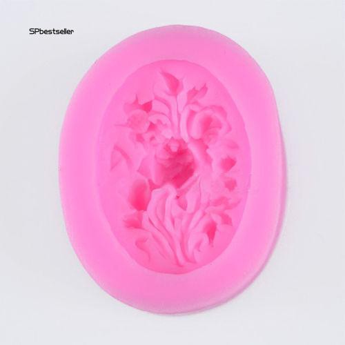 Khuôn làm bánh kẹo đa năng hình hoa xinh xắn chất liệu silicon chịu nhiệt cao