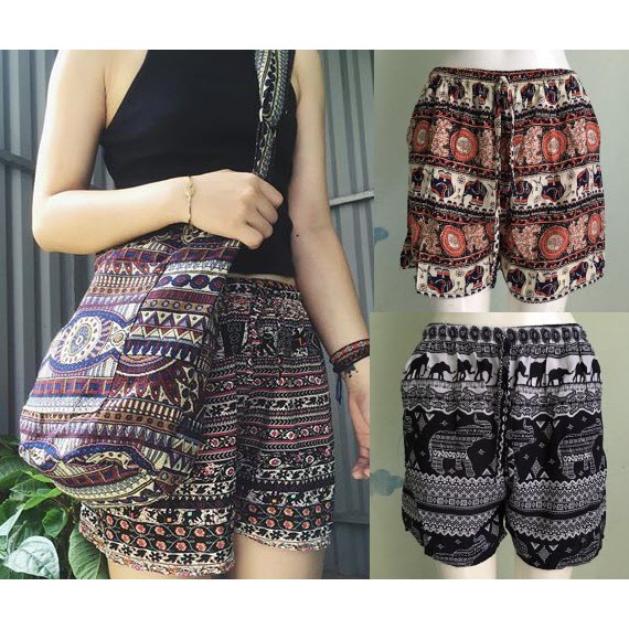 , quần đùi lanh vải mát, size 2