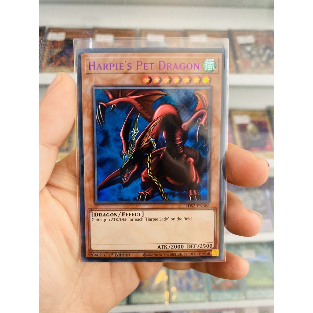 Thẻ Bài YugiOh! Mã LDS2-EN066 - Harpie's Pet Dragon - Ultra Rare  - 1st Edition