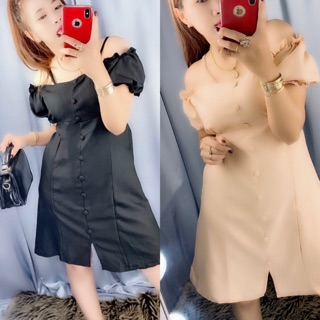Đầm hở vai bigsize 60-85 ký