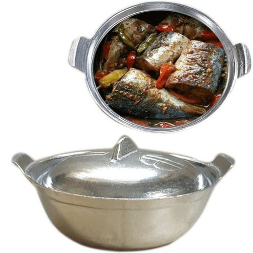 Nồi Gang bóng Kho Cá Thịt. Dung tích 600ml. Dày 2 Lớp. Chống Bể Giữ Nhiệt Lâu Hơn