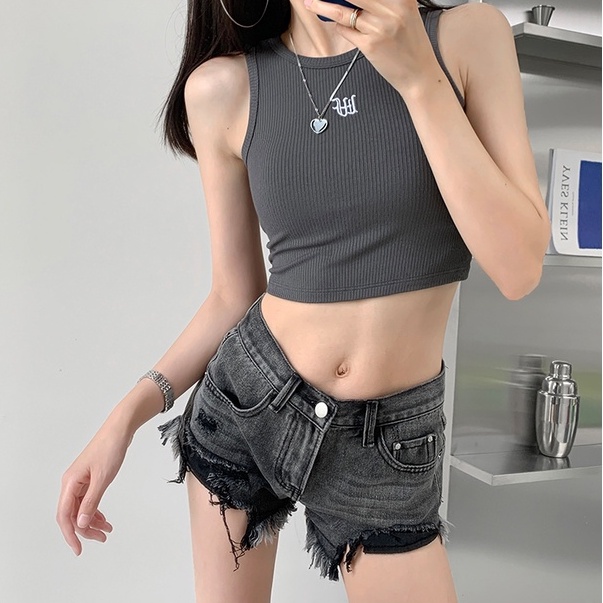 Áo hai dây màu sắc đơn giản thời trang dành cho nữ