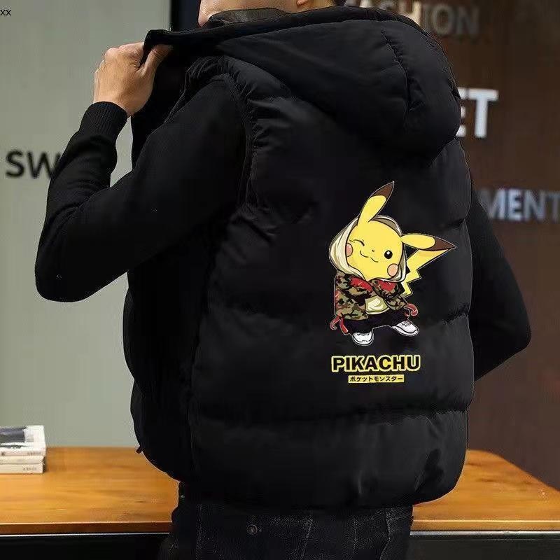 Áo khoác phao cotton dày dặn dáng rộng giữ ấm mùa thu đông phong cách Hàn Quốc thời trang cho nam