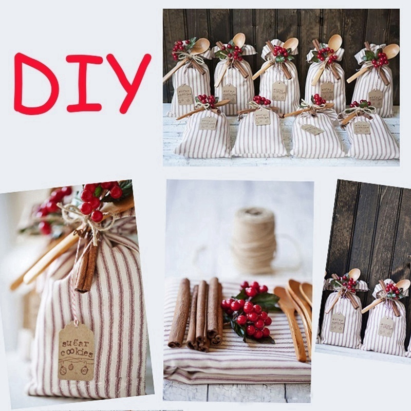 100x  Artificial Red Holly Berry Christmas Decor On Wire Bundle Garland Wreath