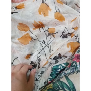 vải voan hoa nhiều mẫu