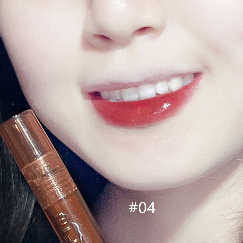 [2023Hàng mới về] Son Bóng Herorange Màu Nude Nhạt Mềm Mượt Nuôi Dưỡng Môi Chống Thấm Nước