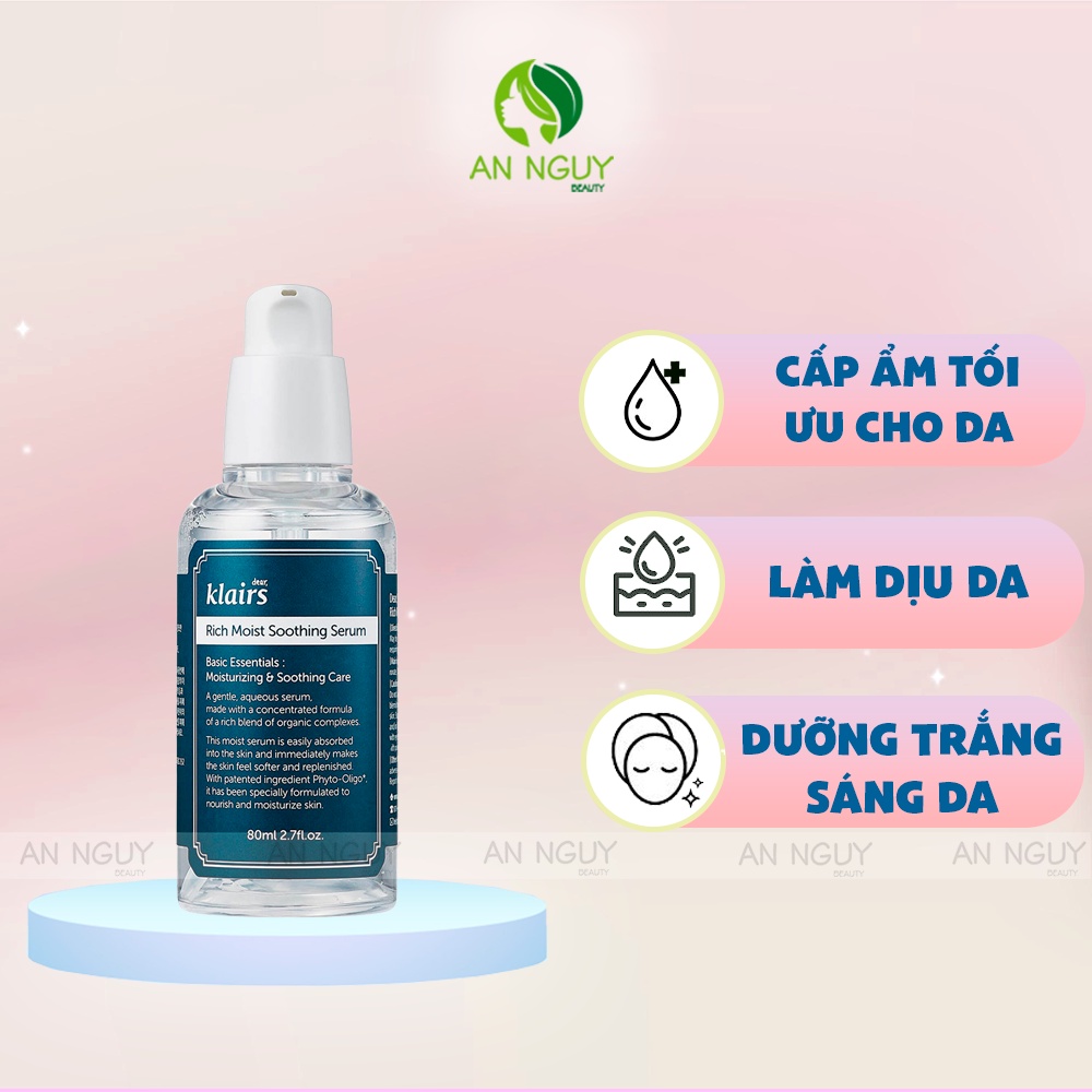 Serum dưỡng ẩm Klairs Rich Moist Soothing Serum