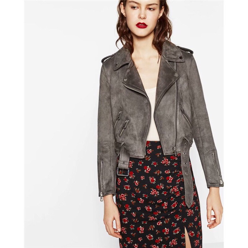 Áo da lộn Zara xuất dư