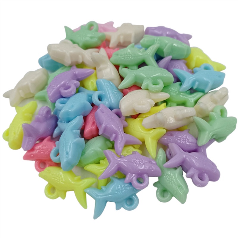 Bộ 10/20 Hạt Nhựa Acrylic Nhiều Màu Làm Trang Sức Thủ Công