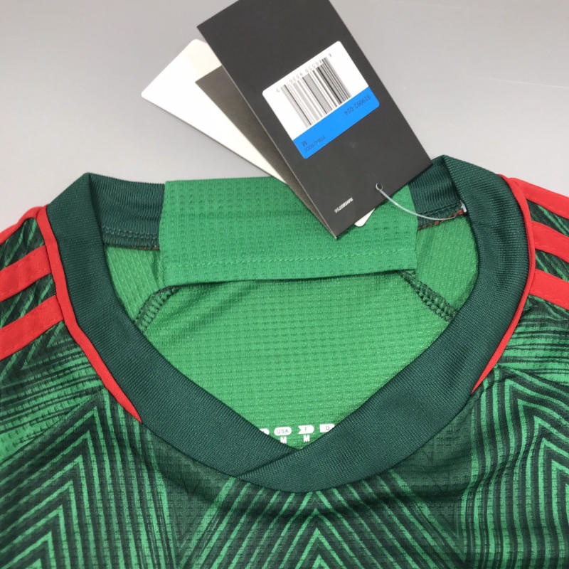 Bộ Quần Áo Đá Bóng Mexico Xanh Lục Vải Thái Cao Cấp Cực Chất - Đồ Bóng Đá pp Bởi Be Happy Sport
