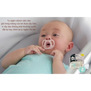 Ty ngậm Tommee Tippee 0-6 tháng vỉ 1 cái