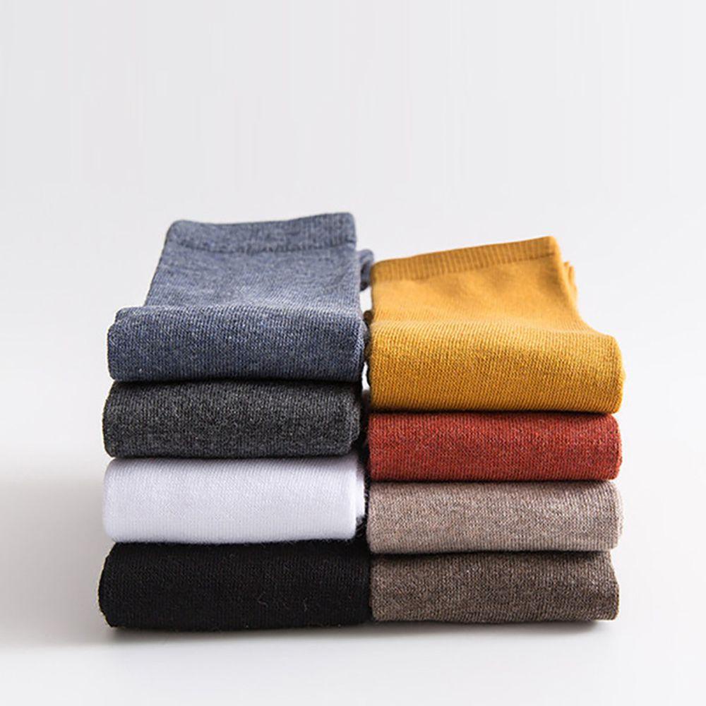 Tất Bắp Chân Cotton Màu Sắc Đơn Giản Cho Nữ