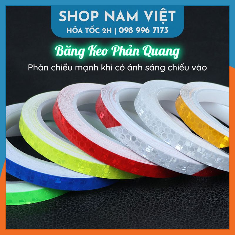 Băng Keo Phản Quang, Dạ Quang Dán Nhà Cửa, Trang Trí Oto