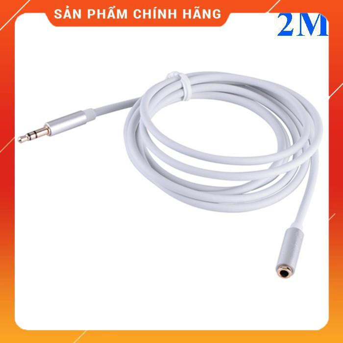 Cáp loa 3.5mm nối dài 2M màu trắng , Cáp nối dài loa Ugreen 10776 dailyphukien