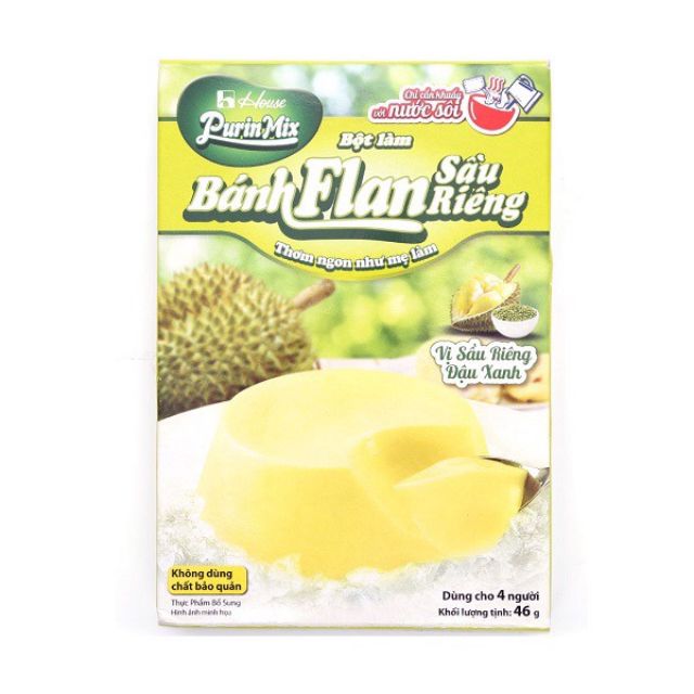 Bột bánh plan sầu riêng 46g Pudding Purin Mix | BigBuy360 - bigbuy360.vn