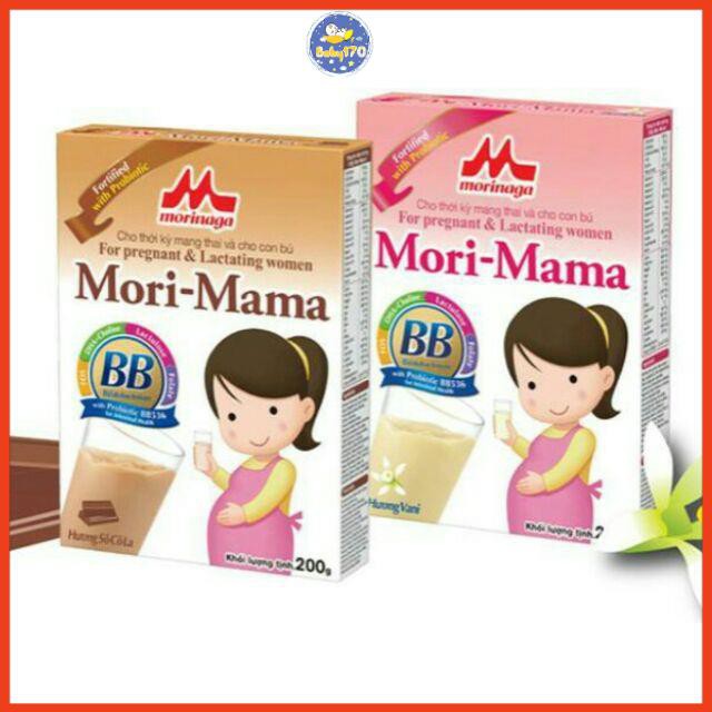 [Mua 2 tặng 1]Sữa bầu Mori - MaMa 200g ( Sữa bầu Morinaga) Date 6/2021