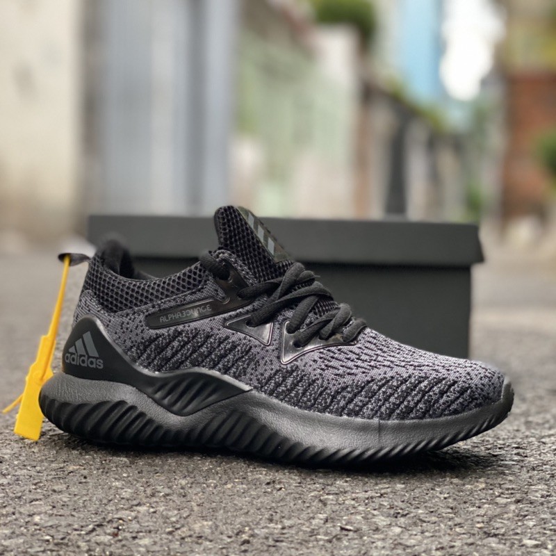 [fullbox, hình thật] Giày thể thao alphabounce đen ghi nam nữ, giày sneaker alphabounce( freeship)