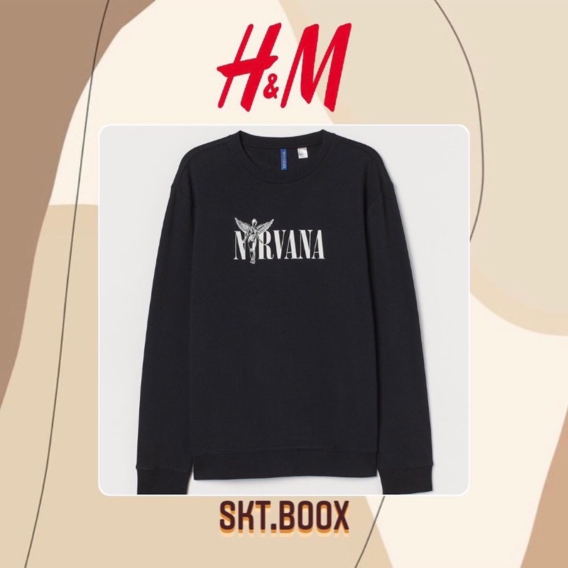 Áo hoodie Chính Hãng Nirvana Màu Đen Hỗ Trợ Giảm Giá Flash H&M Miễn Phí Giao Hàng Miễn Phí Thẻ Bằng Nhựa H&M/Jasti Có Thể Bao Phủ Toàn Diện H&M