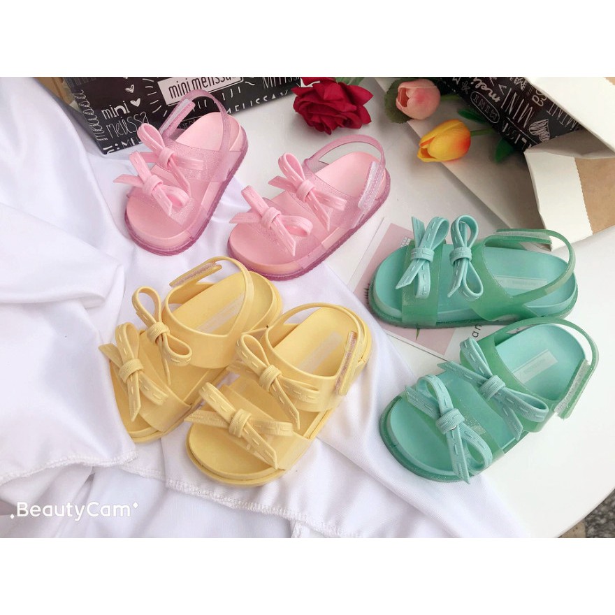 Giày Búp Bê Nhựa Mềm Chống Trượt Cho Bé