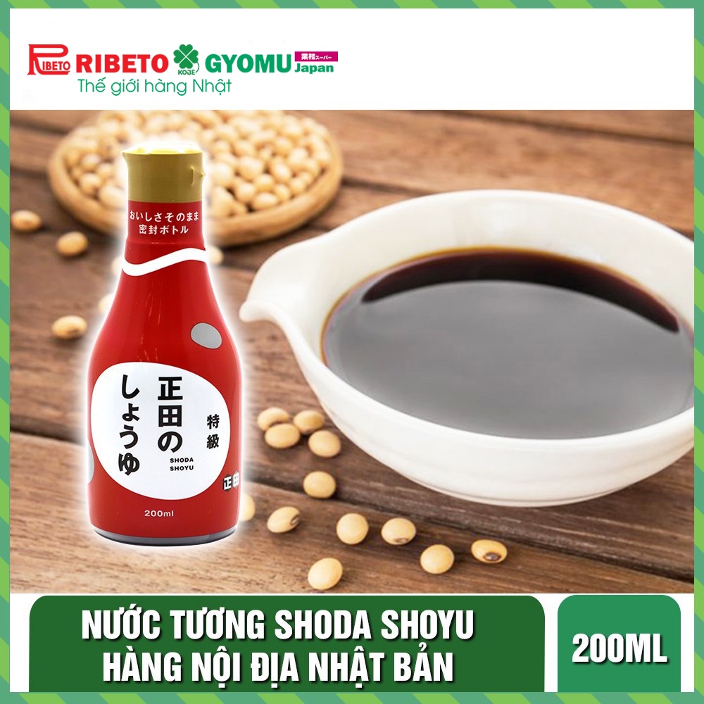 Nước tương Shoda Shoyu 200g - Hàng nội địa Nhật Bản