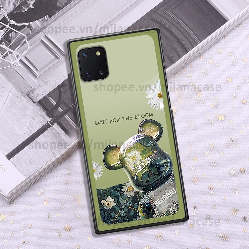 Ốp Samsung Note 10 Lite gấu be@rBrick gấu Teddy Kaws siêu đẹp, phong cách, cá tính