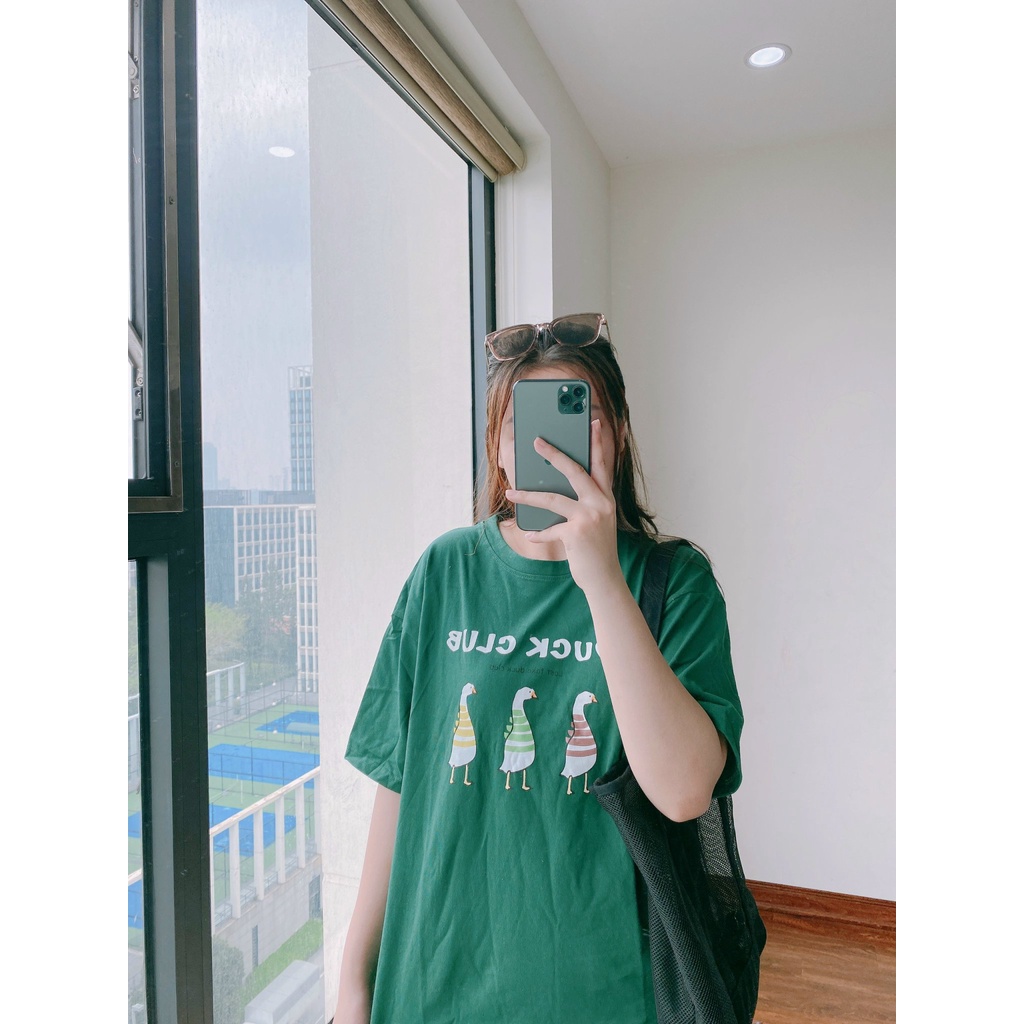 Áo Thun 3158 Đoàn Vịt Club PEONYB Nữ [FREESHIP]  Phông form rộng tay lỡ in hình vintage đường phố hàn quốc Ulzzang