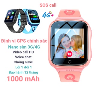 Đồng hồ định vị GPS trẻ em Smart Watch Kid 4G OSUN, pin 1000 mAh, video call, voice chat, chống nước, chụp ảnh từ xa