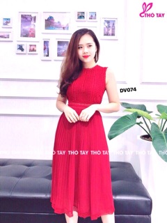 ĐẦM VOAN DẬP LI PHỐI REN CAO CẤP