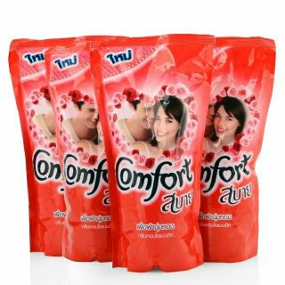 Combo 8 bịch nước xả vải Thái 580ml - màu đỏ